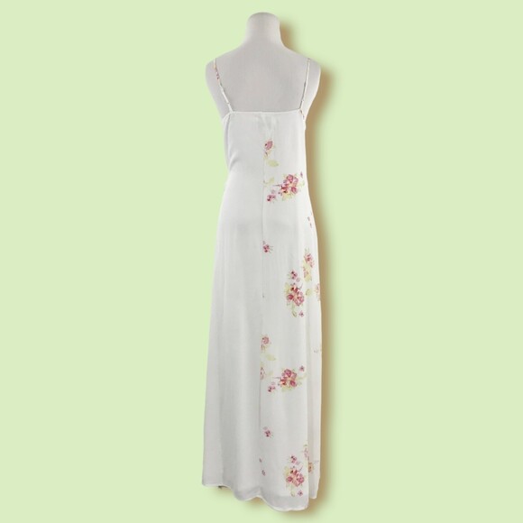 Privacy‎ Please Revolve Dress S Richter Wrap Maxi Surplice White Floral coastal - Picture 2 of 7